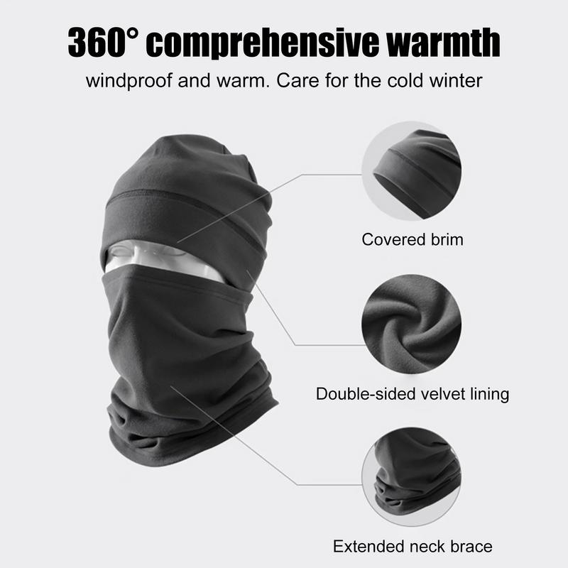 Cycling Gear For Cold Weather - Cycling Face Cover Warm Fleece Cold