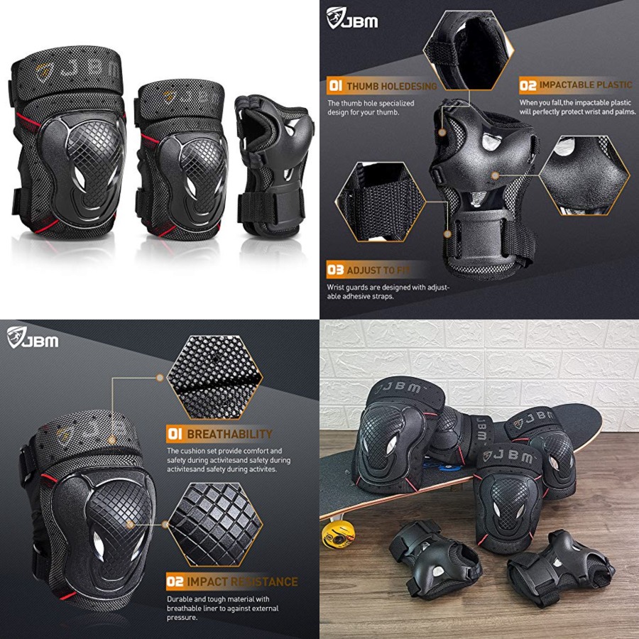 Youth Cycling Gear - Adult Youth Bike Knee Pads and