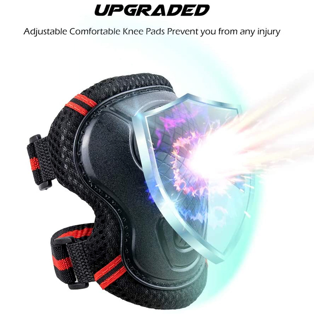6PCS Adult/Youth Knee Pad Elbo - Youth Cycling Gear avaliação e preço