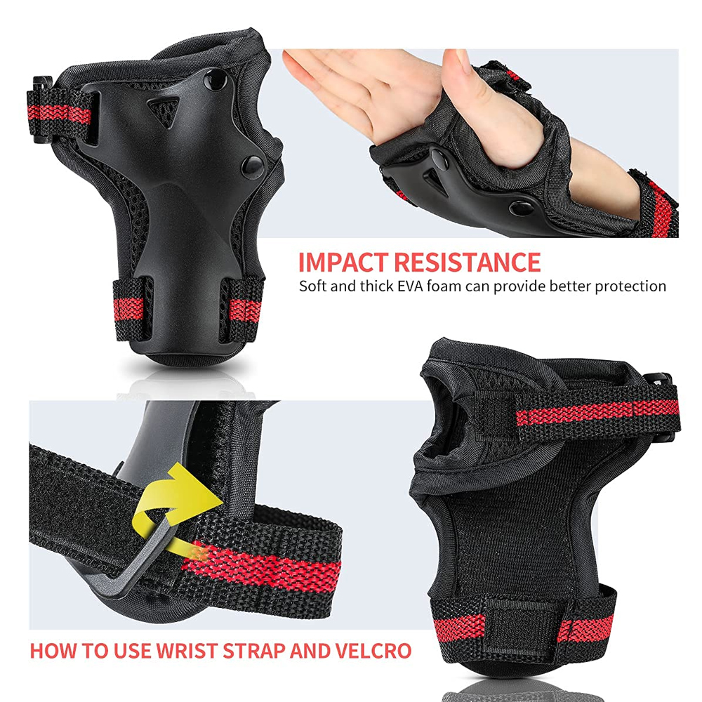 6PCS Adult/Youth Knee Pad Elbo - Youth Cycling Gear avaliação e preço