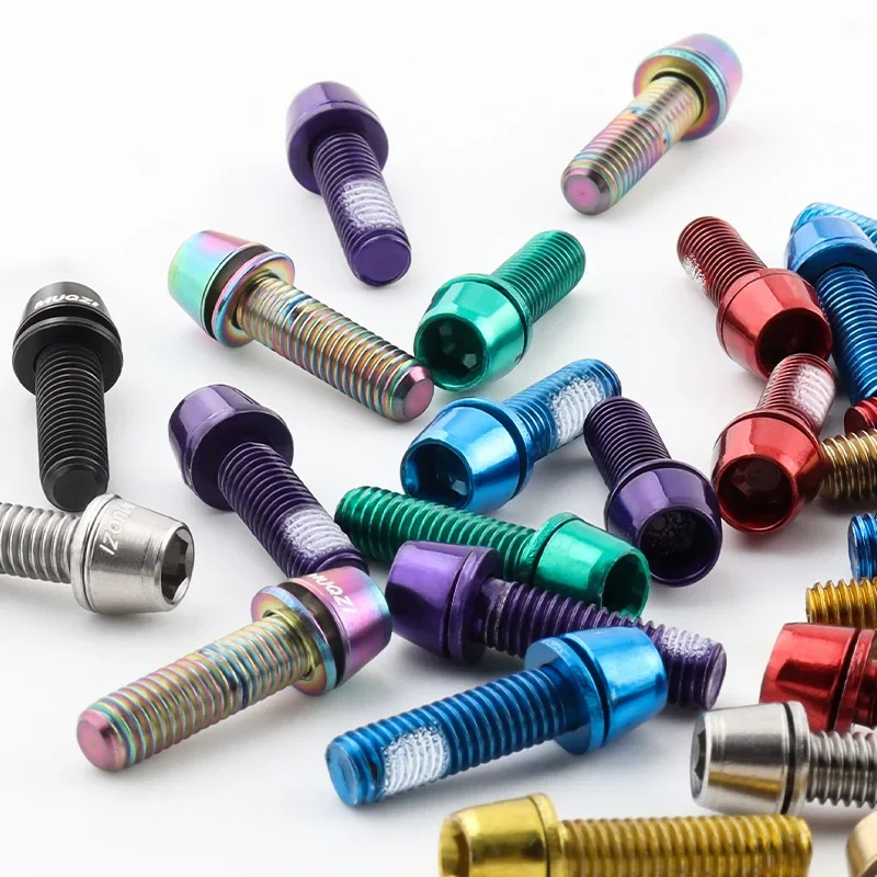 6pcs M5x17mm Bicycle Stem Scre - Bike Stem Riser avaliação e preço