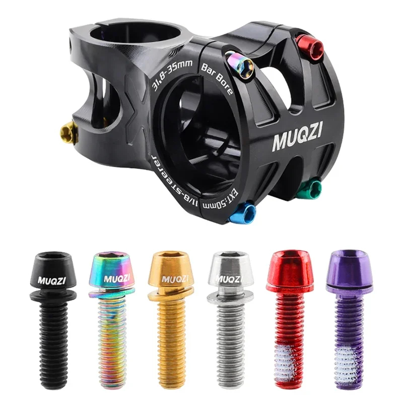 6pcs M5x17mm Bicycle Stem Scre - Bike Stem Riser avaliação e preço