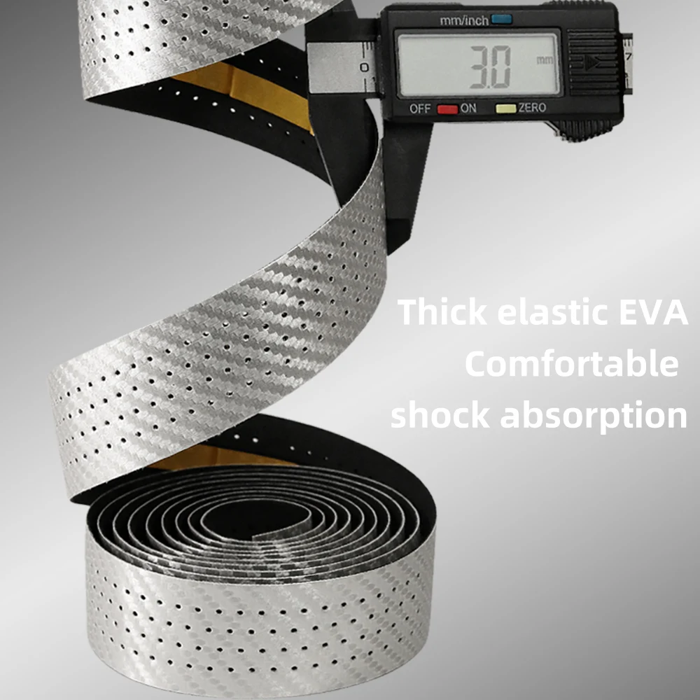 Carbon Fiber Pattern Road Bike - Bike Handlebar Tape avaliação e preço
