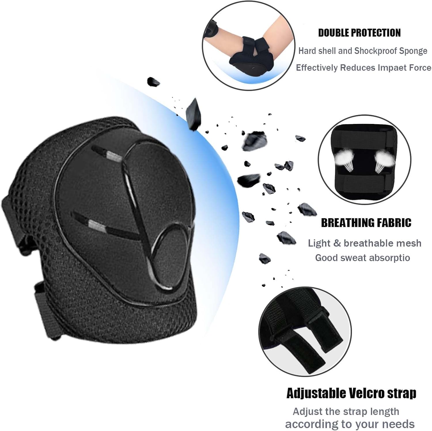 Kids/Youth Knee Pads Elbow Pad - Youth Cycling Gear avaliação e preço