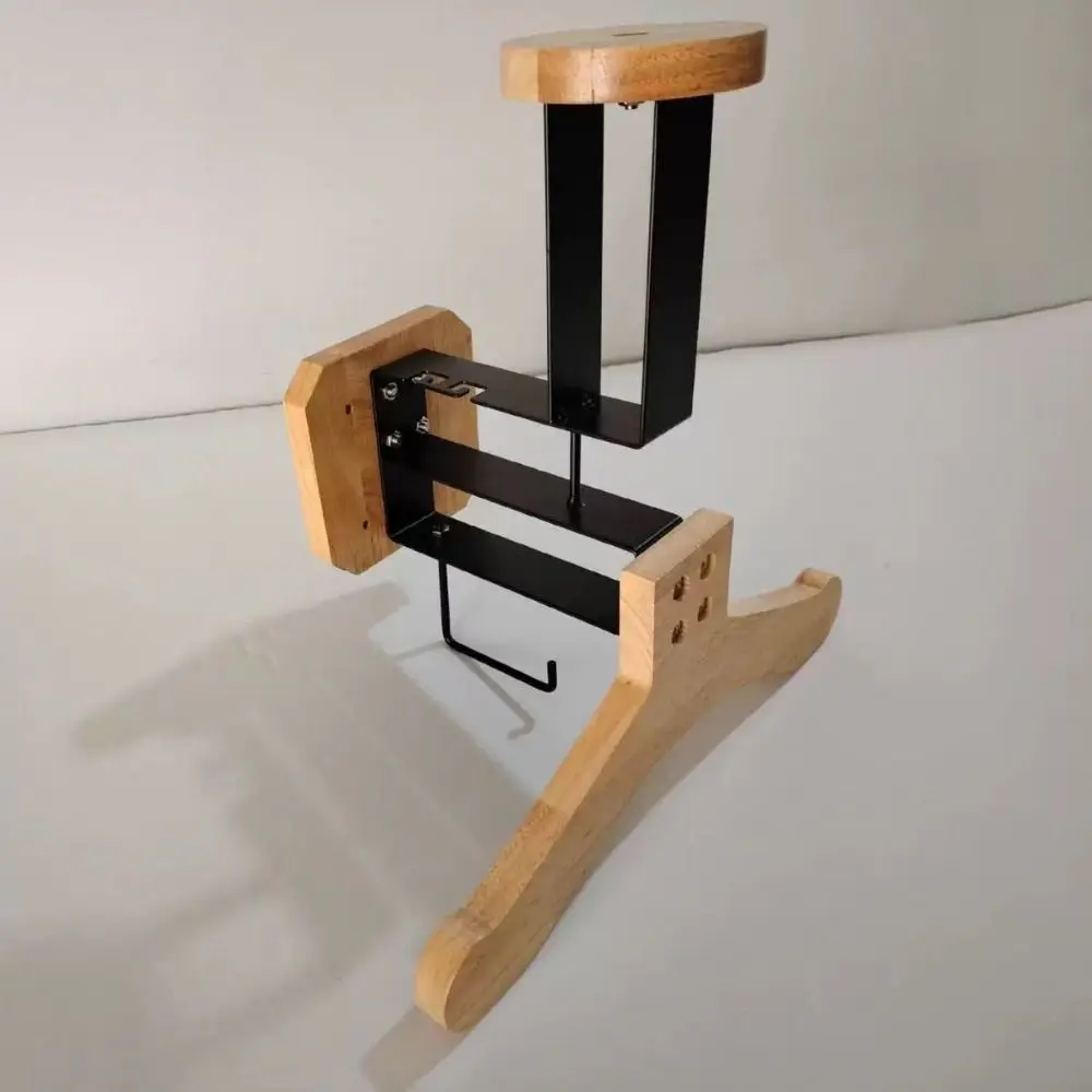 Wood Motorcycle Helmet Holder  - Cycling Gear Wall Organizer avaliação e preço