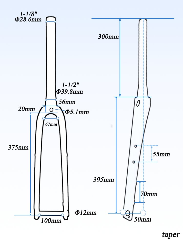 Gravel Bike Fork T1000 Full Ca - Cycling Gear Gravel avaliação e preço