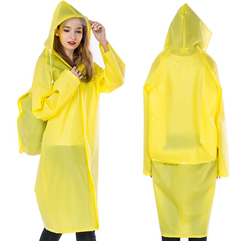 New Reusable Transparent EVA L - Cycling Gear Jacket avaliação e preço