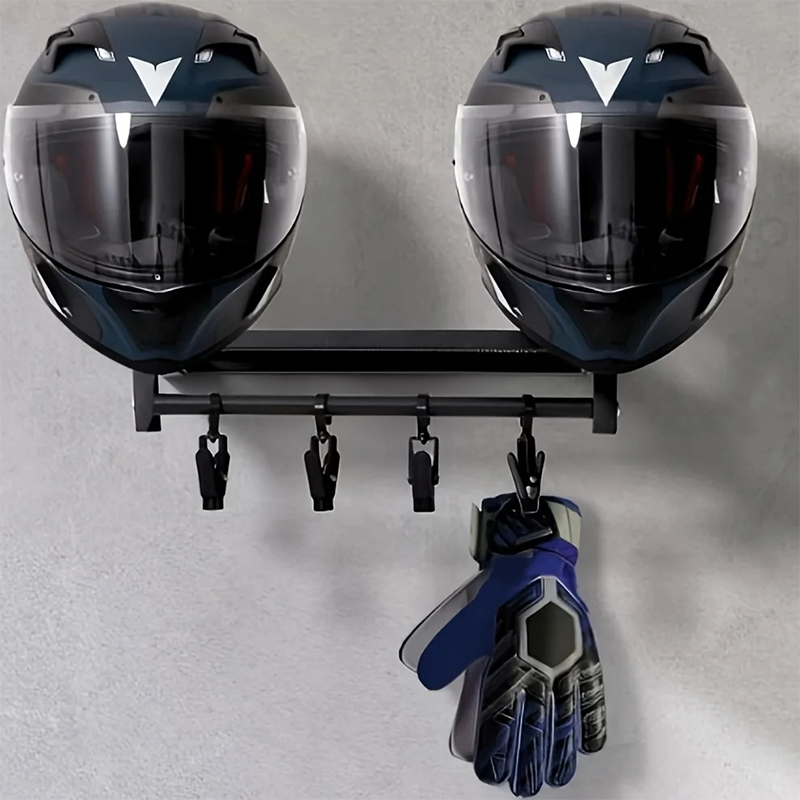 Wooden Gear Display Stand Helm - Cycling Gear Wall Storage avaliação e preço