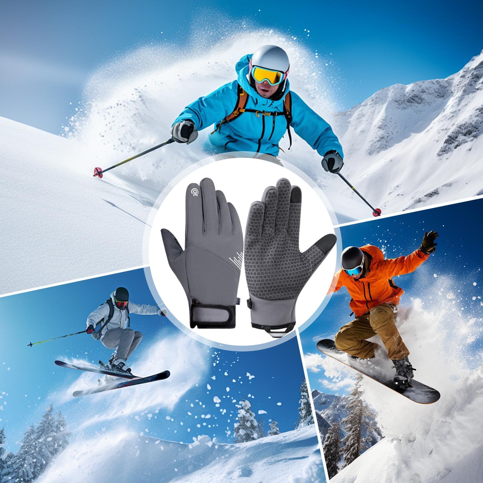 Warm Gloves Windproof Touchscr - Cycling Gear For Cold Weather avaliação e preço