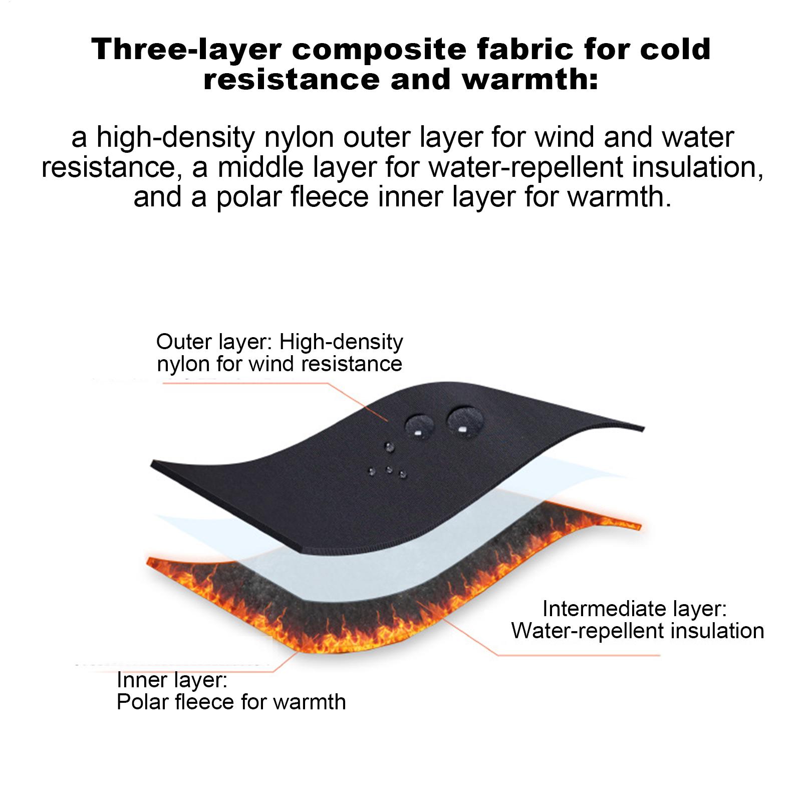 Warm Gloves Windproof Touchscr - Cycling Gear For Cold Weather avaliação e preço