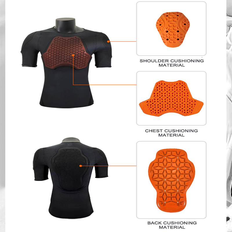 KUUVI Motorcycle Chest Guard J - Cycling Gear Jacket avaliação e preço