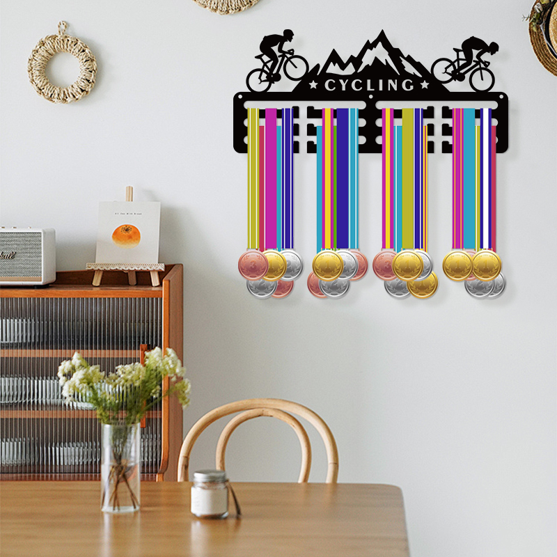 Cycling Medal Hanger Display M - Cycling Gear Wall Storage avaliação e preço