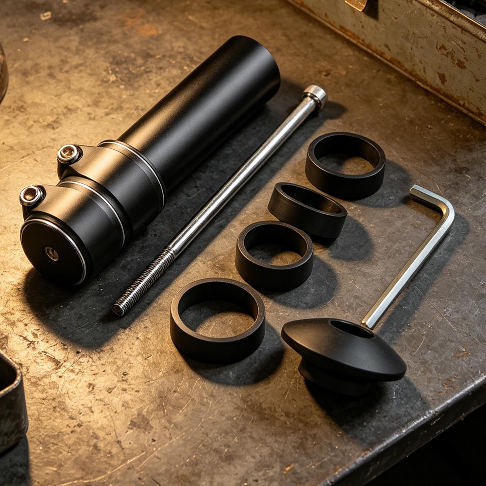 Handlebar Risers Adjustable Al - Bike Stem Riser avaliação e preço