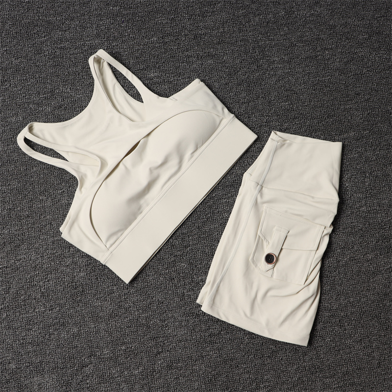 Fitness Shorts Yoga Sets Women - Cycling Gear Women avaliação e preço