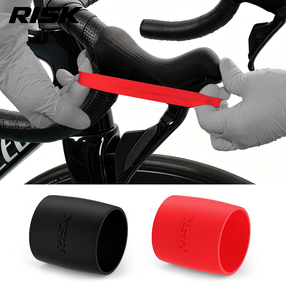 2pcs/bag RISK Road Bike Elasti - Bike Handlebar Tape avaliação e preço