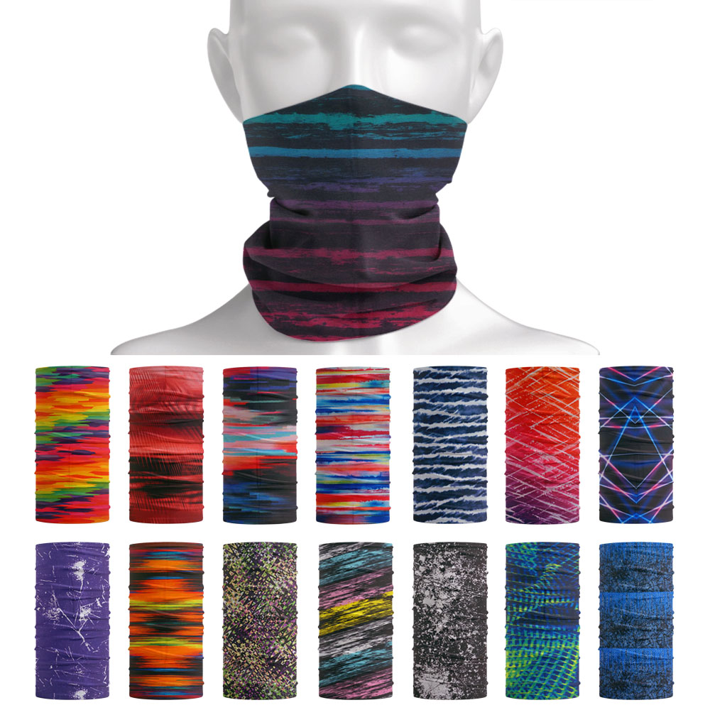 Tie-Dye Stripes Pattern Neckch - Cycling Gear Women avaliação e preço