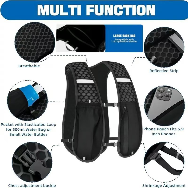 Running Hydration Vest for Wom - Cycling Backpack avaliação e preço