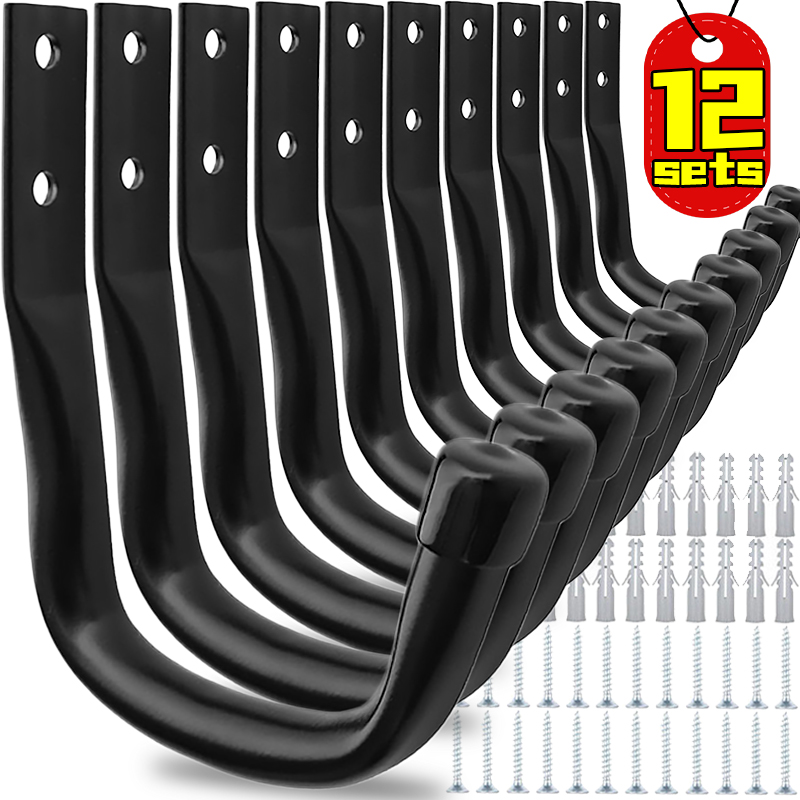 12/2x Heavy Duty Metal Garage  - Cycling Gear Wall Storage avaliação e preço