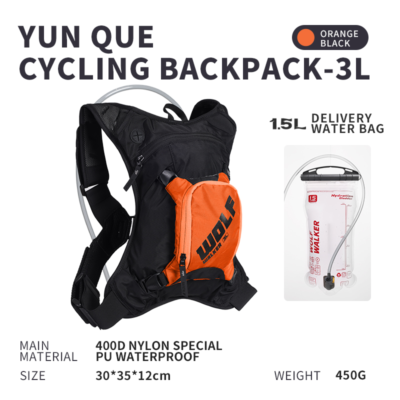 WOLFWALKE skylark Off road run - Cycling Backpack avaliação e preço