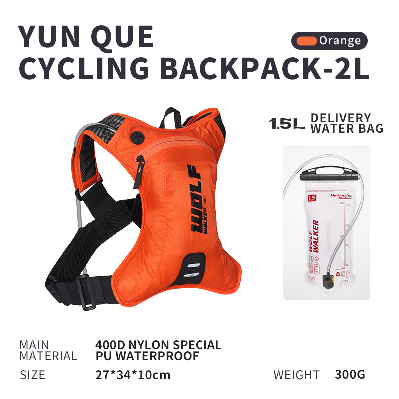WOLFWALKE skylark Off road run - Cycling Backpack avaliação e preço