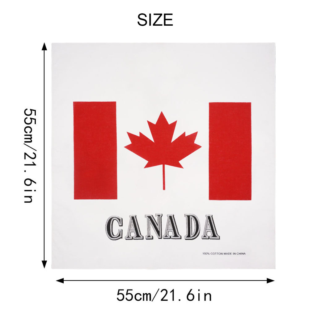 Hip Hop Canada Flag Bandana Me - Cycling Gear Canada avaliação e preço