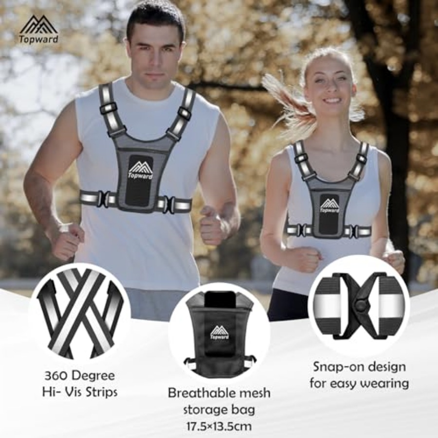 Topward Running Vest Chest Pho - Cycling Gear Women avaliação e preço