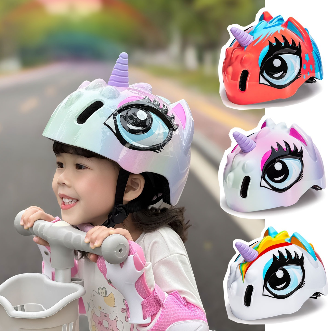Kids Adjustable Multi-Sport He - Youth Cycling Gear avaliação e preço