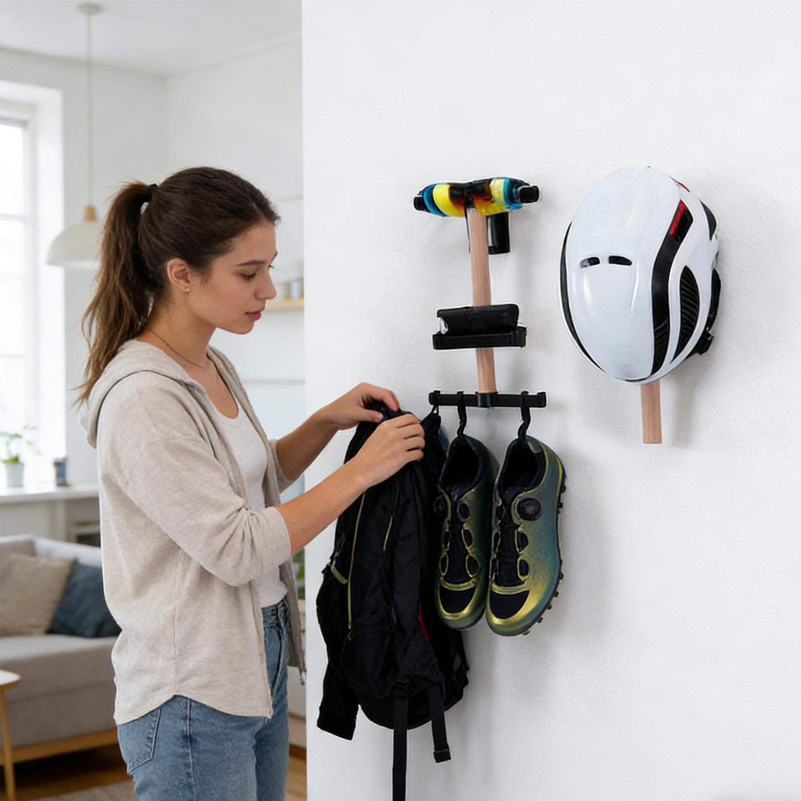 Cycling Gear Storage Wall Moun - Cycling Gear Wall Storage avaliação e preço