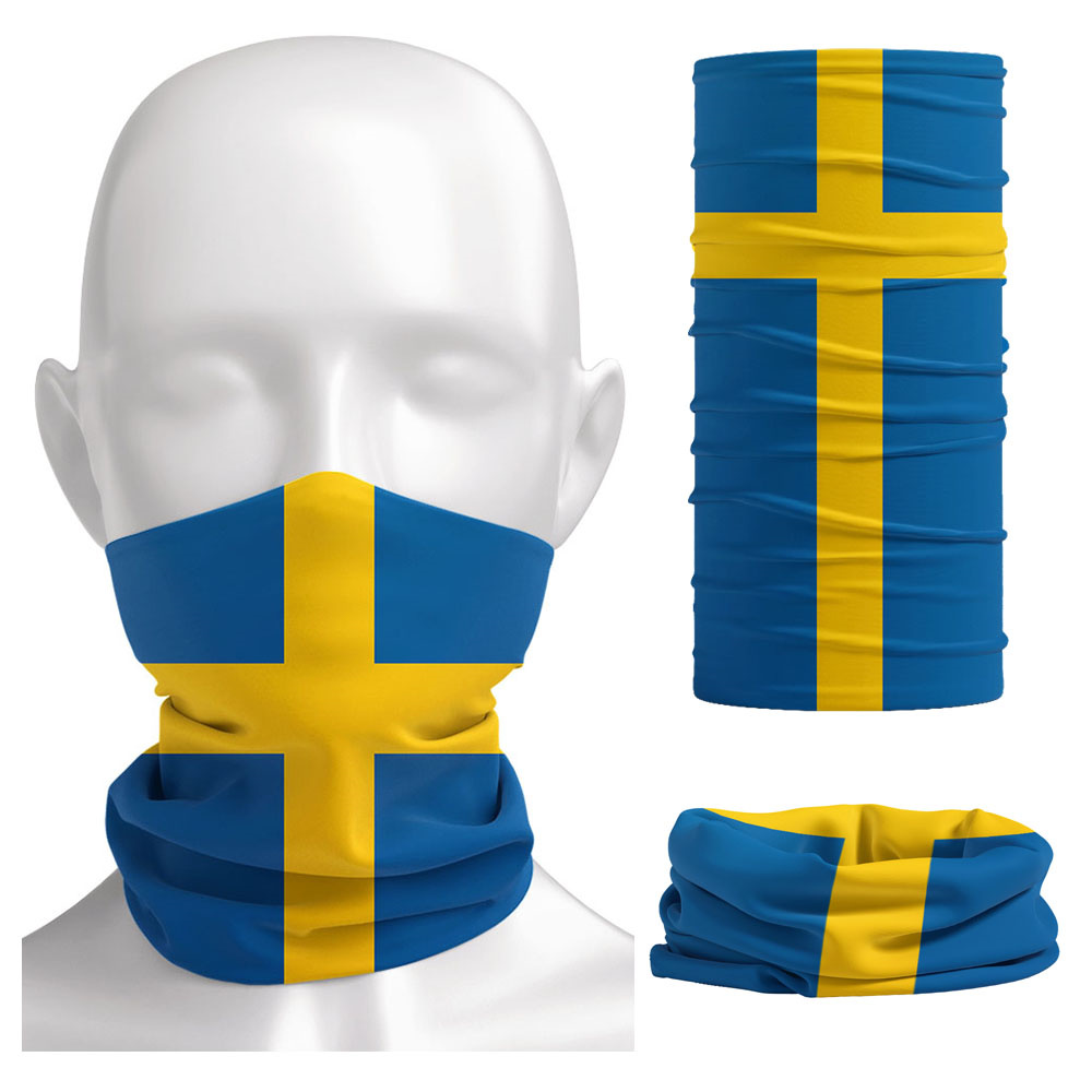 Sweden Flag Printed Bandana He - Cycling Gear Women avaliação e preço