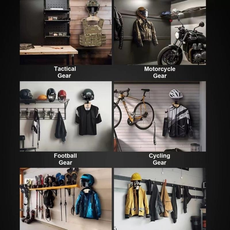 Wall Mount Helmet Holders Gear - Cycling Gear Wall Storage avaliação e preço