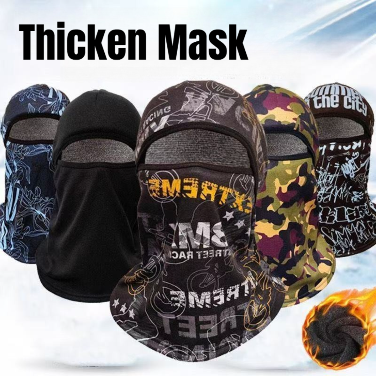 Outdoor Cycling Full Mask Wint - Winter Cycling Gear Essentials avaliação e preço