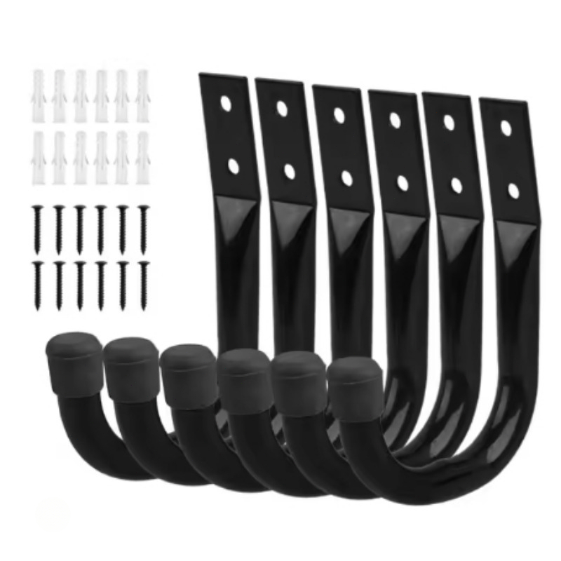 6PCS/Set Bike Wall Mount Hooks - Cycling Gear Wall Storage avaliação e preço