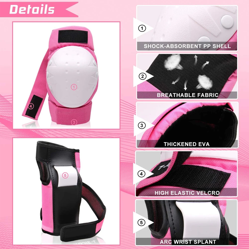 Adult Youth Kids Knee Pads Elb - Youth Cycling Gear avaliação e preço