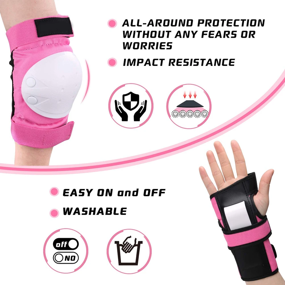 Adult Youth Kids Knee Pads Elb - Youth Cycling Gear avaliação e preço