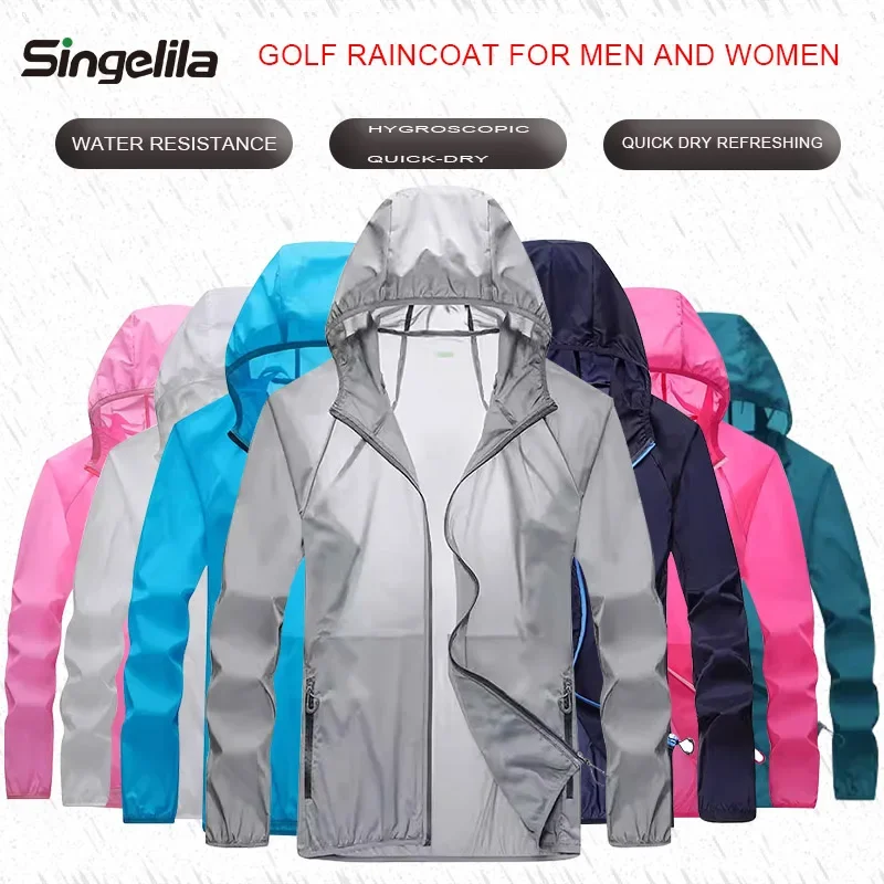 Golf Raincoat Lightweight Jack - Cycling Gear Jacket avaliação e preço