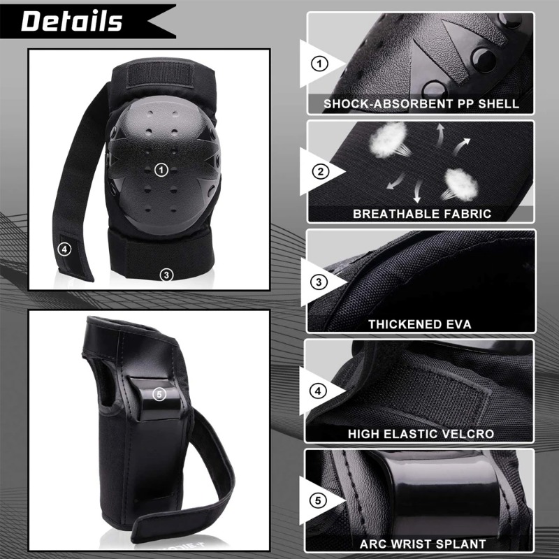 Adult Youth Protective Knee Pa - Youth Cycling Gear avaliação e preço