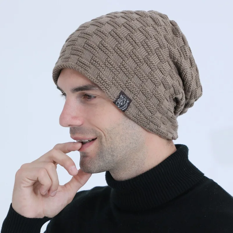 Mens Plush Lining Beanie Winte - Cycling Gear For Cold Weather avaliação e preço