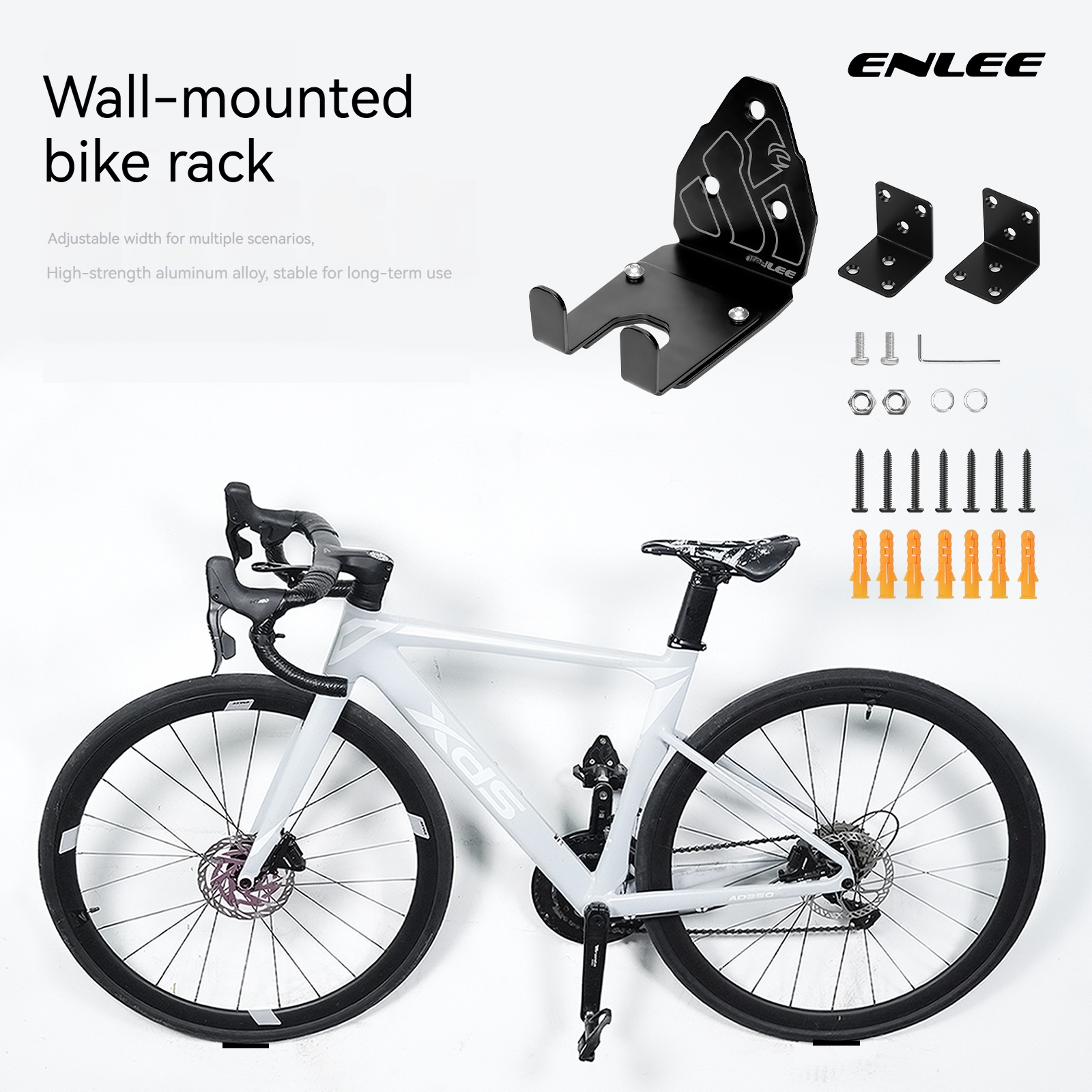 ENLEE Bicycle Rack Wall-Mounte - Cycling Gear Wall Organizer avaliação e preço