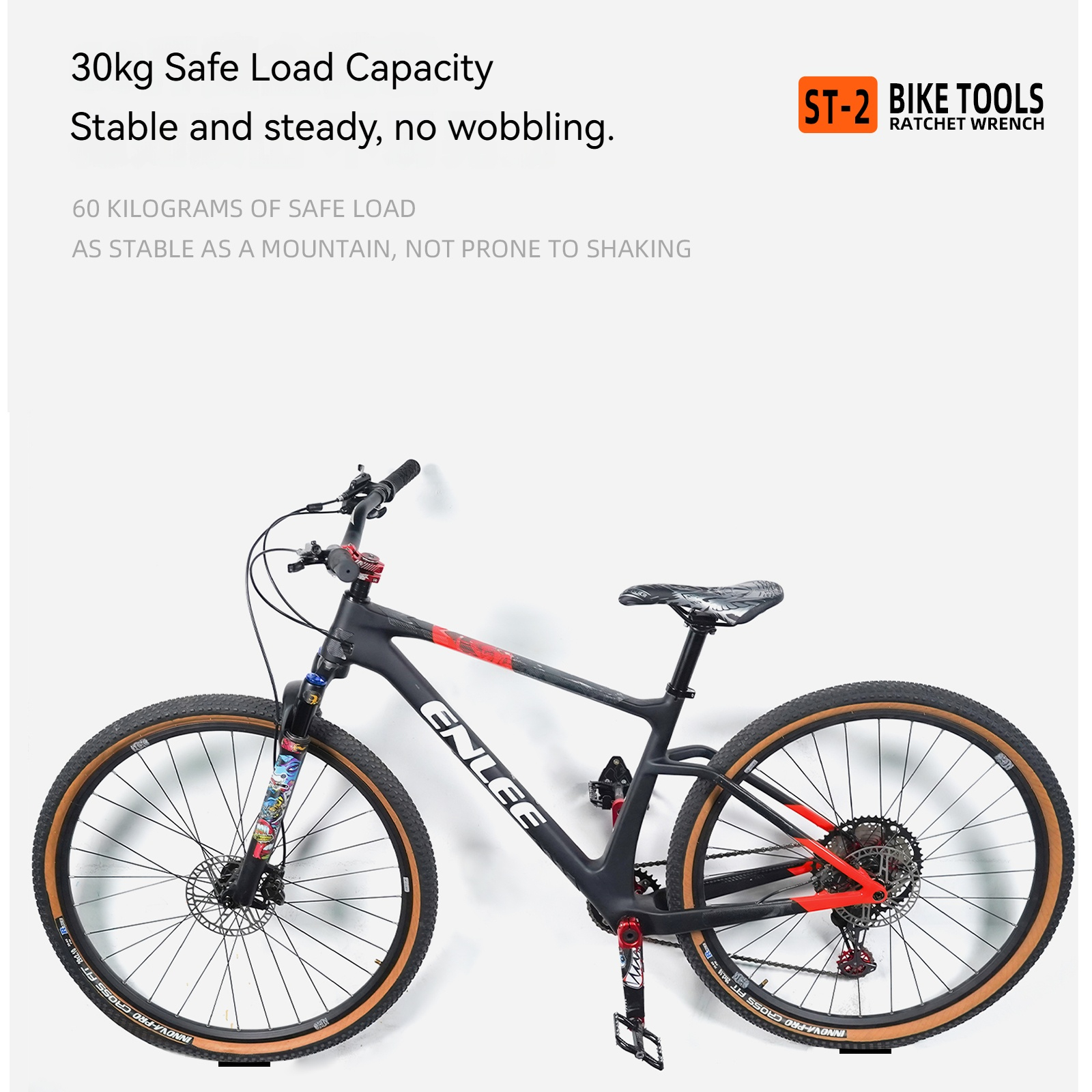 ENLEE Bicycle Rack Wall-Mounte - Cycling Gear Wall Organizer avaliação e preço