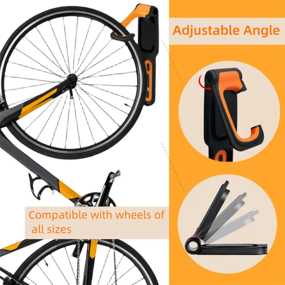 1PC Bicycle Wall Mount Rack Mt - Cycling Gear Wall Organizer avaliação e preço