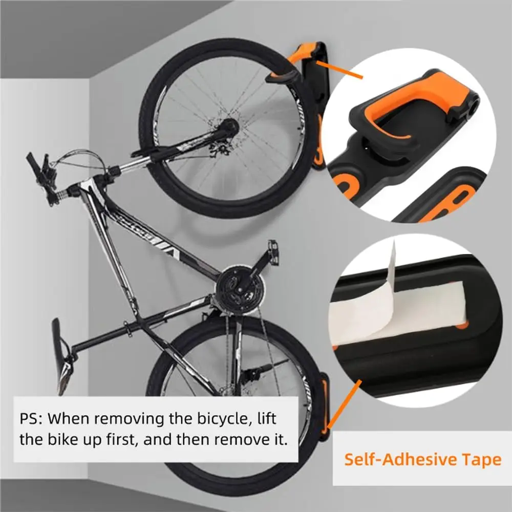 1PC Bicycle Wall Mount Rack Mt - Cycling Gear Wall Organizer avaliação e preço
