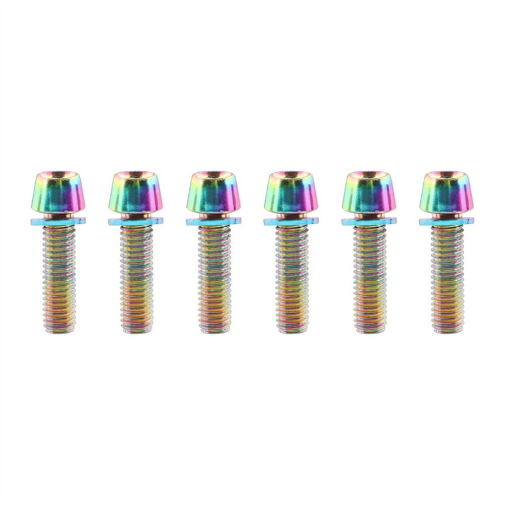 6PCS M5x17mm Stem Bolts Bicycl - Bike Stem Riser avaliação e preço