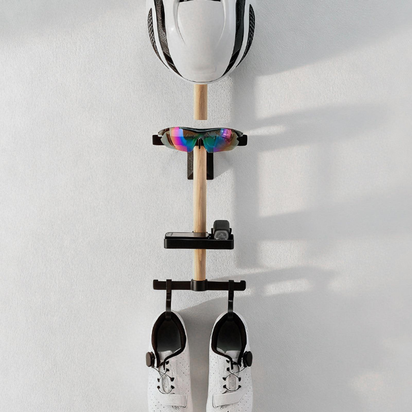 Bike Gear Wall Storage Rack, S - Cycling Gear Wall Organizer avaliação e preço