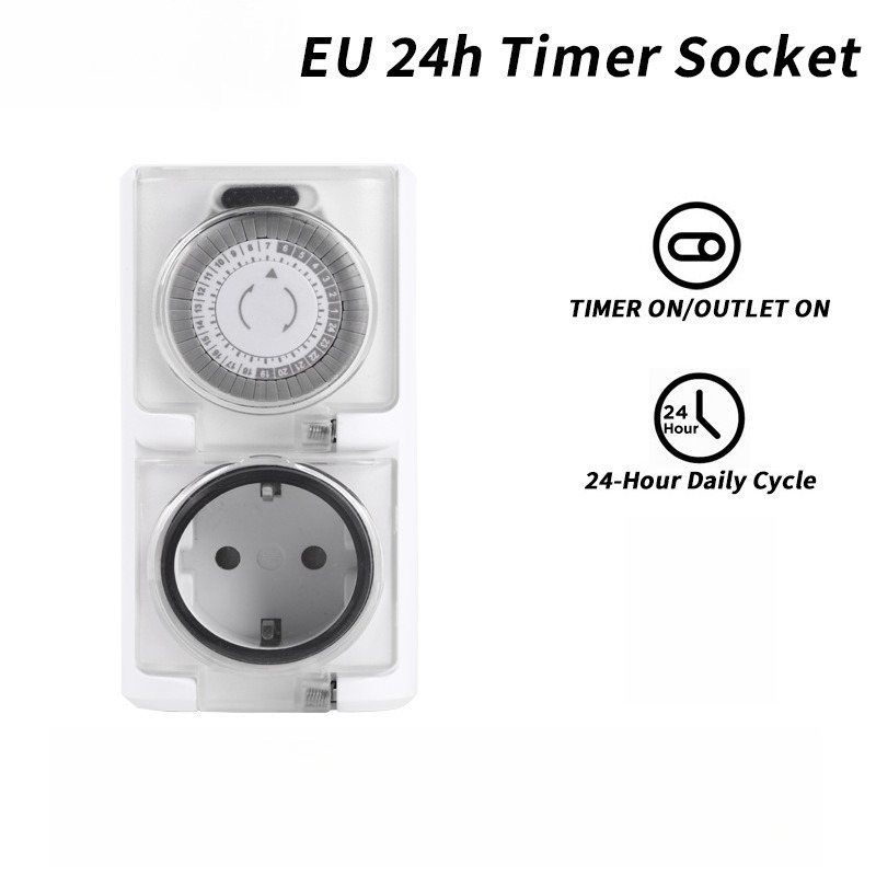 Germany Plug Mechanical Timer  - Cycling Gear Wall Storage avaliação e preço