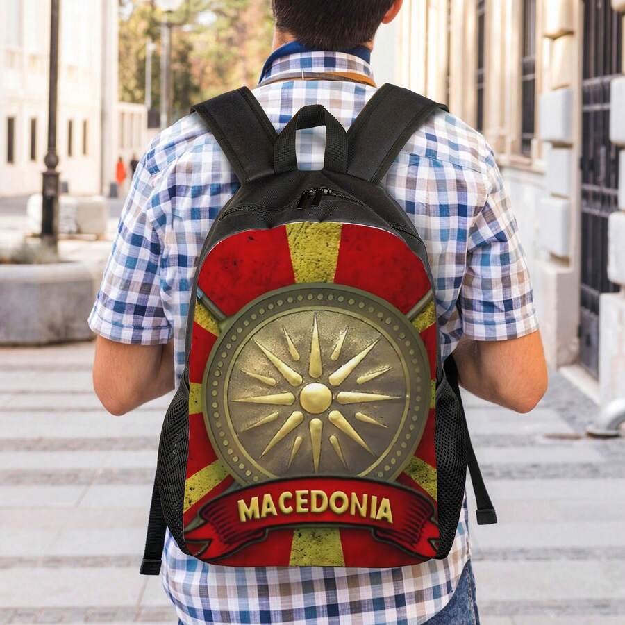 Unisex Printed Backpack For Ou - Cycling Backpack avaliação e preço