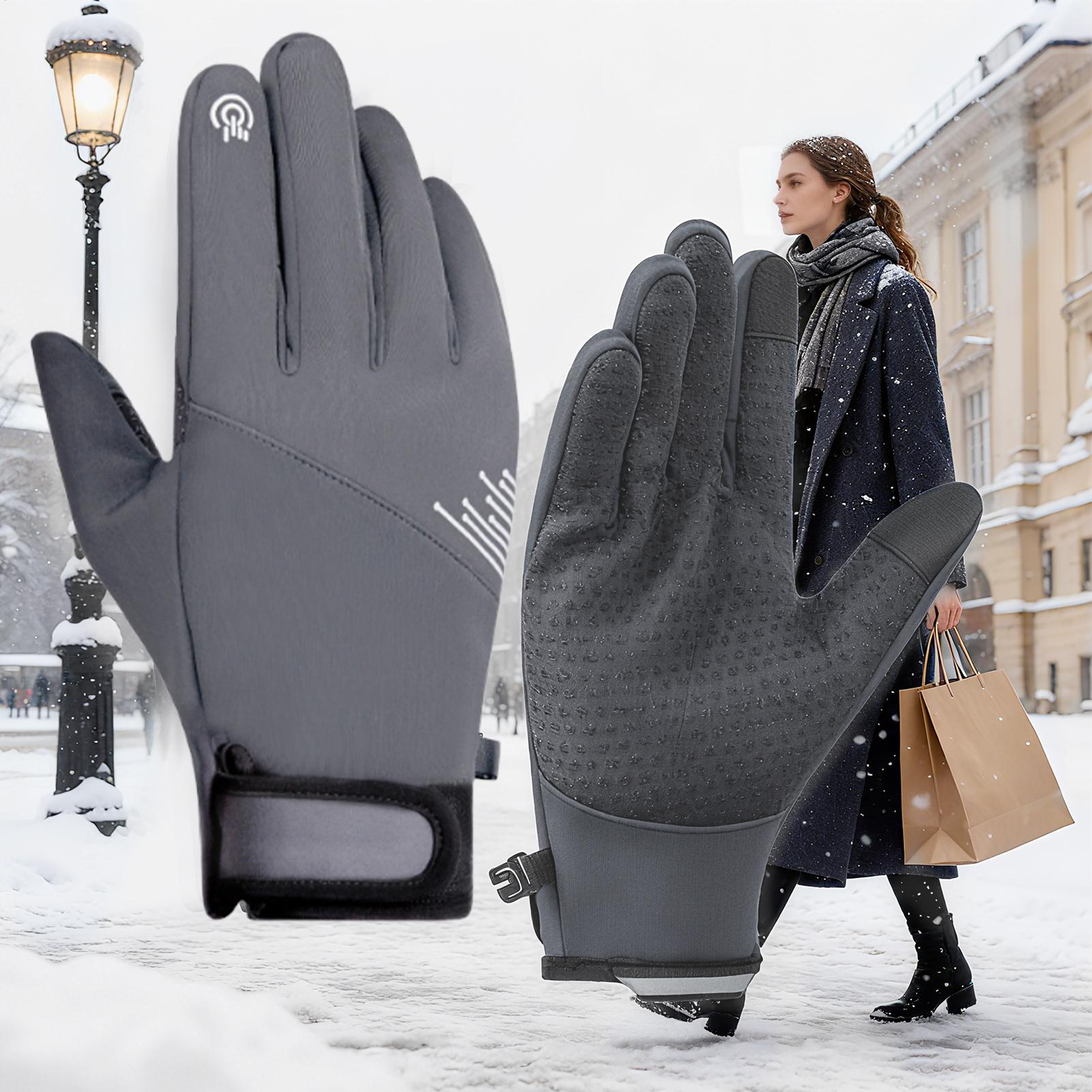 Winter Gloves Women Windproof  - Cycling Gear For Cold Weather avaliação e preço
