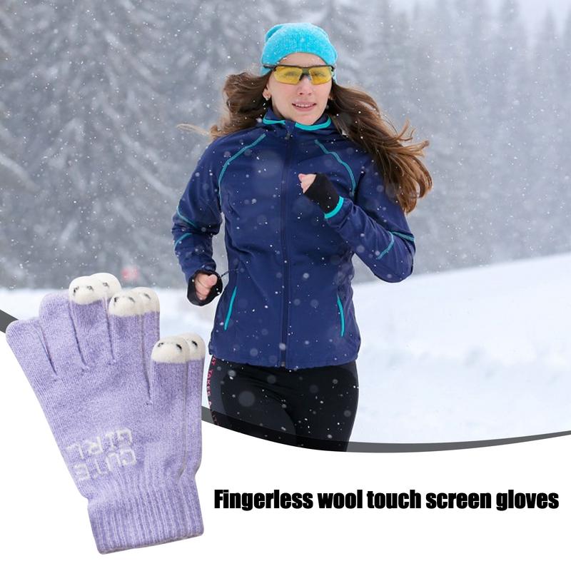 Warm Gloves For Women Elastic  - Cycling Gear For Cold Weather avaliação e preço