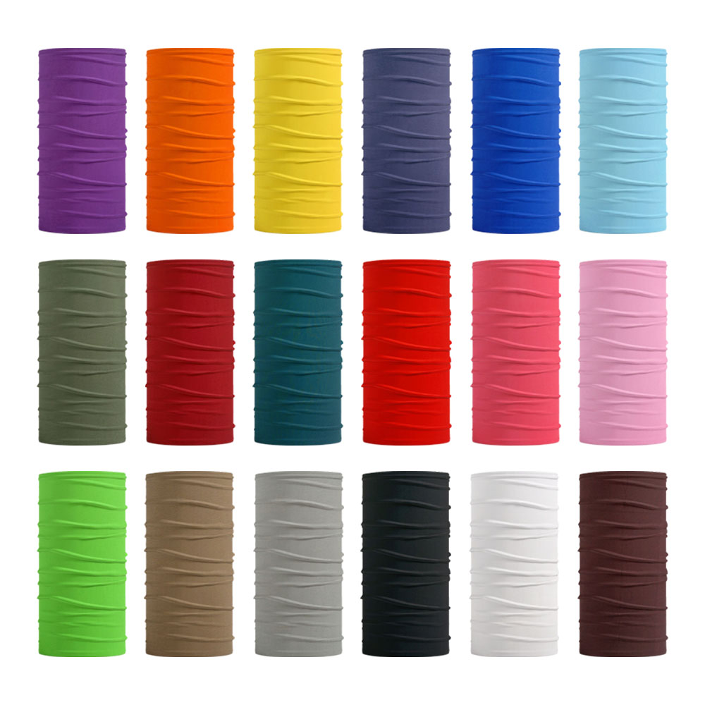Seamless Solid Color Bandanas  - Cycling Gear Women avaliação e preço