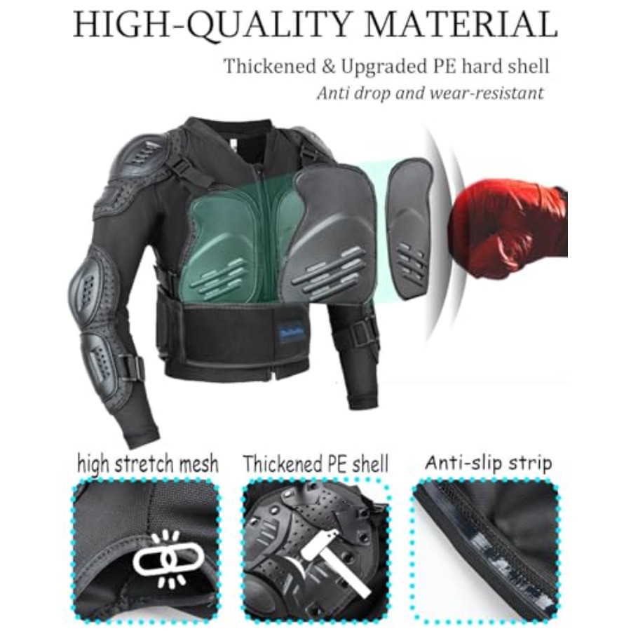 Motorcycle Jacket Armor Suit-D - Cycling Gear Jacket avaliação e preço