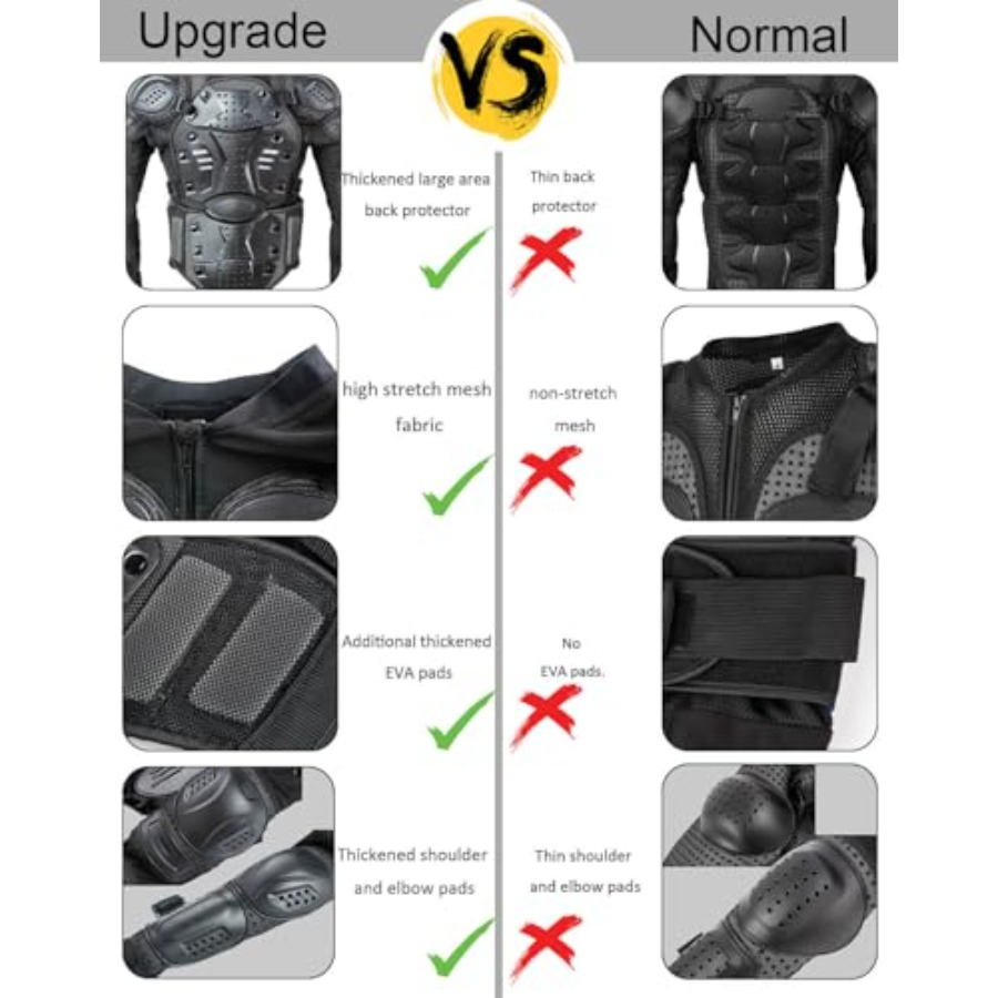 Motorcycle Jacket Armor Suit-D - Cycling Gear Jacket avaliação e preço